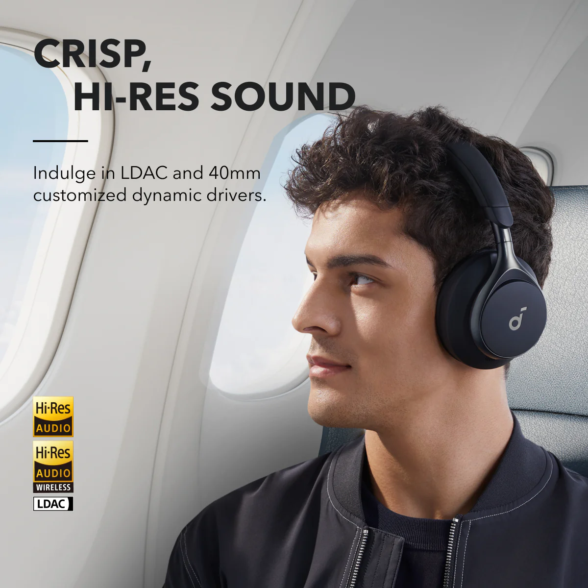 soundcore Space One | Active Noise Cancelling Headphones - Image 4