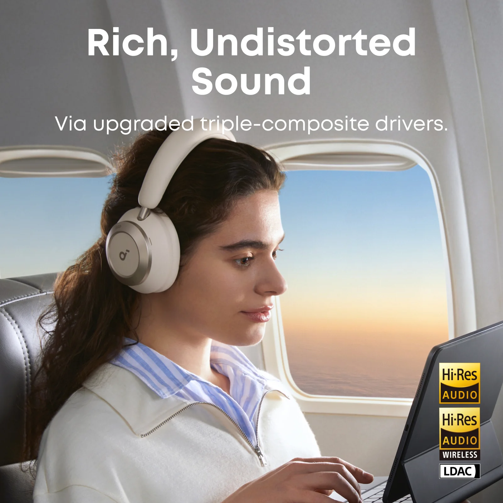 soundcore Space One Pro | FlexiCurve Over-Ear Headphone - Image 11