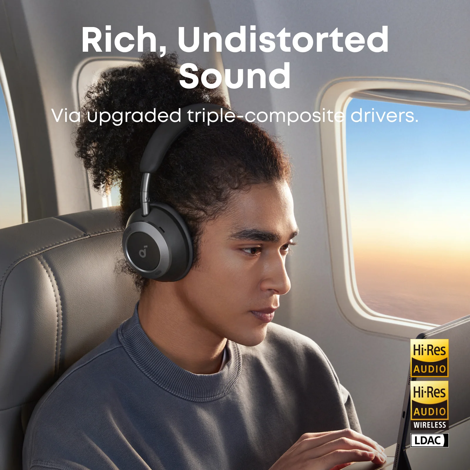 soundcore Space One Pro | FlexiCurve Over-Ear Headphone - Image 5